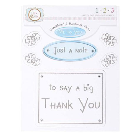 A Big Thank You Occasions Verse & Greeting Insert £1.00